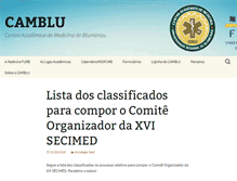 Tablet Screenshot of camblu.com.br